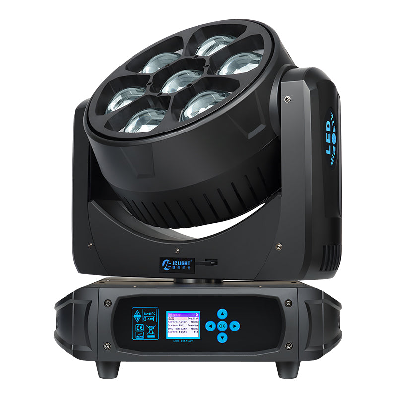 Y407 – 7PCS Bee Eye LED Moving Head Light
